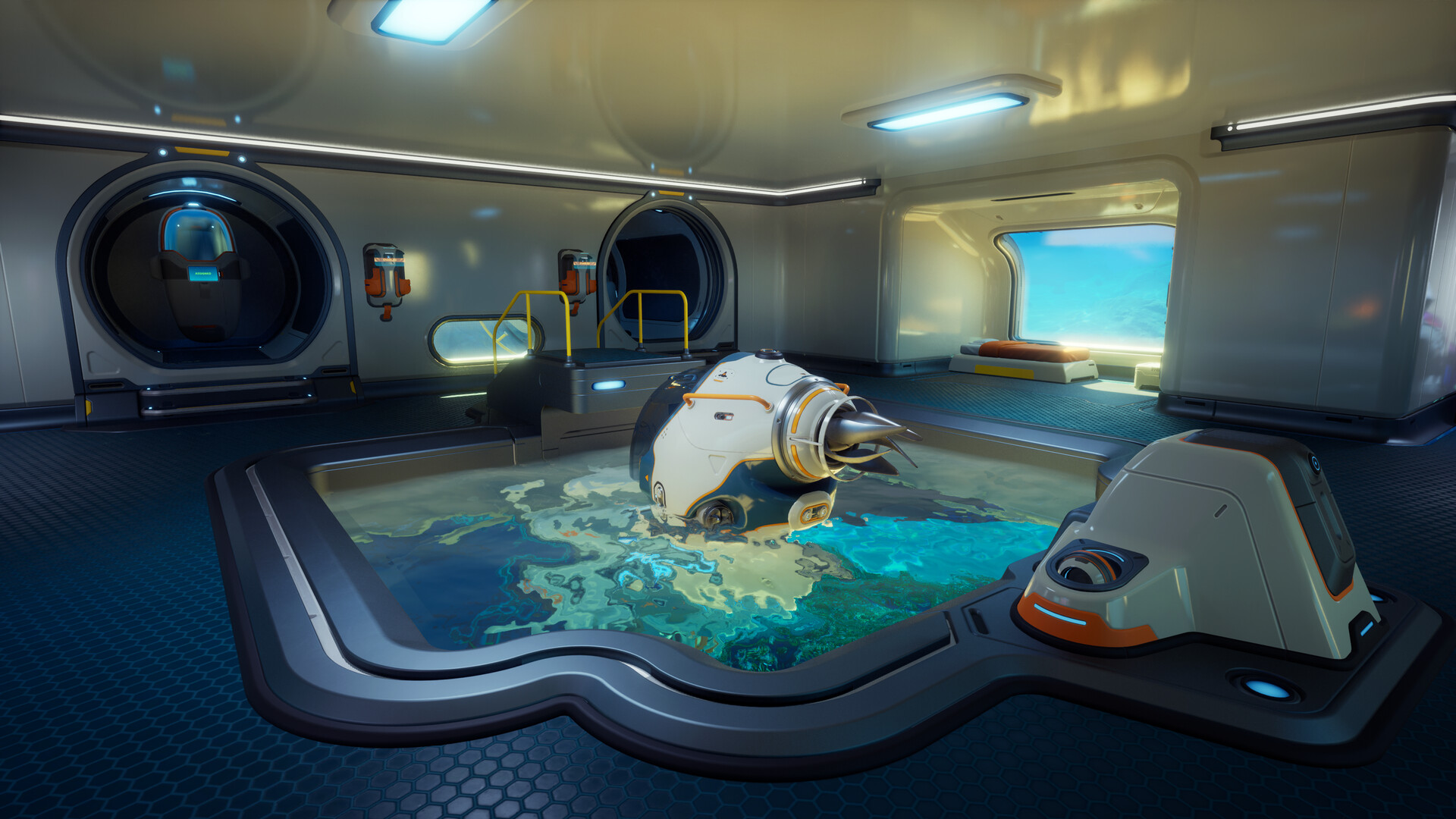 Official Subnautica 2 screenshot for the Subnautica 2 Basic Battery Guide article
